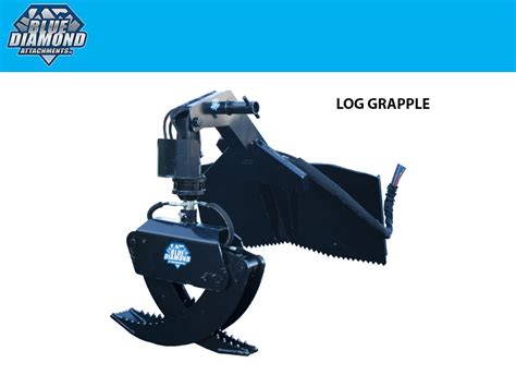 rotating log grapple blue diamond